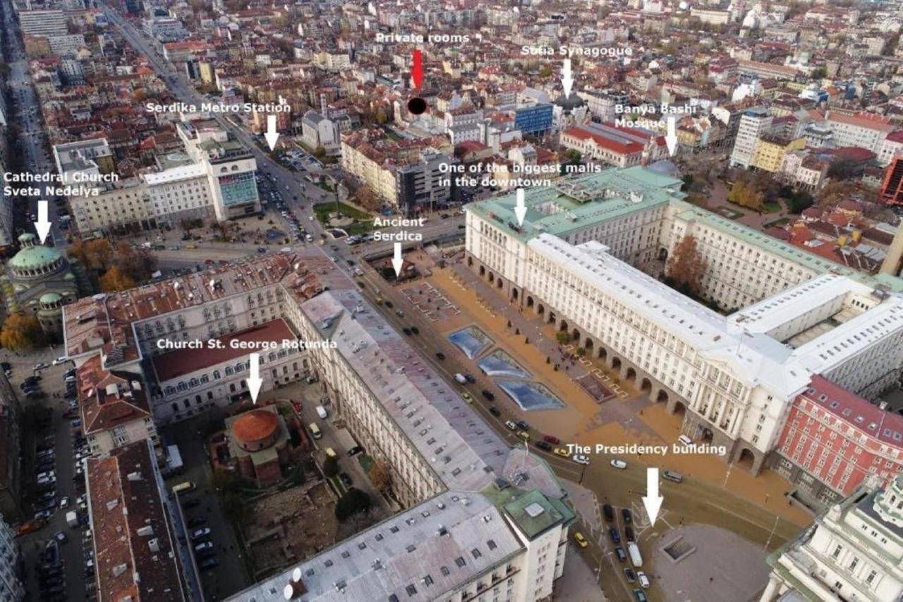 Best Private Rooms In The Center Софія Екстер'єр фото